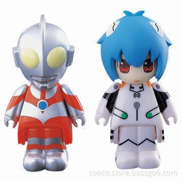 Cartoon USB Flash Drives with High-speed and 1 to 256GB Capacity